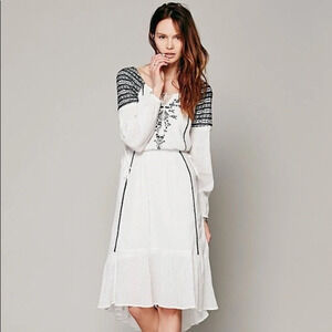 Free People Dreamweaver Embroidered Boho Dress Women’s Size XS
